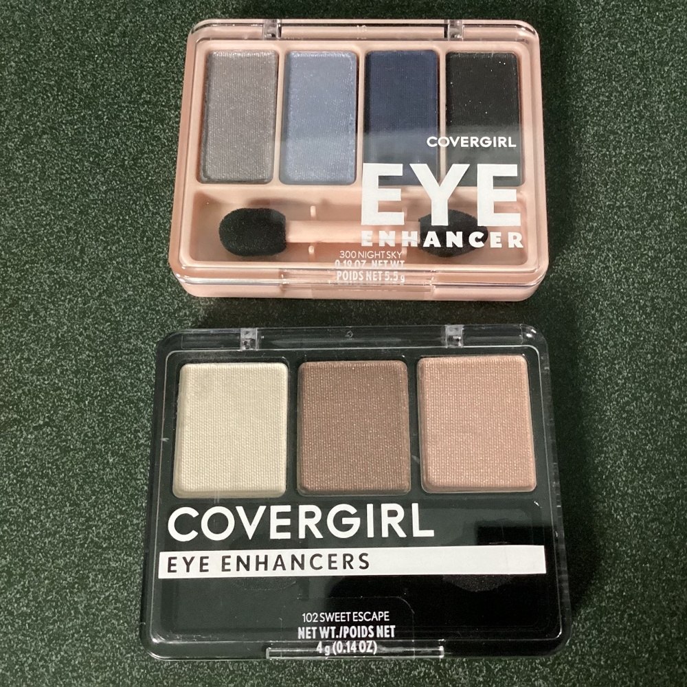 Covergirl Eye Enhancers Bundle 102 Sweet Escape & 300 Night Sky New/Sealed